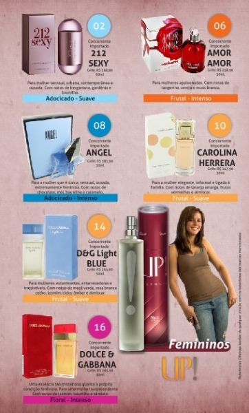 PERFUMES FEMININOS